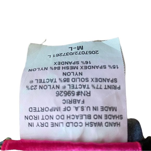 Betsey Johnson Floral Swim Coverup Skirt - Black and Pink - Picture 7 of 9